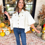 Wren Utility Jacket - Ecru-600 Outerwear-ENTRO-July & June Women's Fashion Boutique Located in San Antonio, Texas
