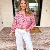 Blossom & Bloom Blouse-200 Fashion Blouses-ENTRO-July & June Women's Fashion Boutique Located in San Antonio, Texas