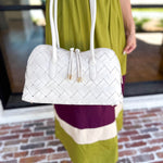 Lotus Shoulder Bag - Oatmilk-130 ACCESSORIES-Moda Luxe-July & June Women's Fashion Boutique Located in San Antonio, Texas