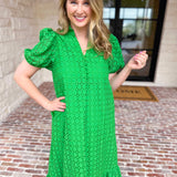 The Graceful Gathering Midi Dress - Green-500 Midi-ENTRO-July & June Women's Fashion Boutique Located in San Antonio, Texas