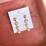 Natalie Wood - Strata Linear Earrings - Pearl-110 Jewelry & Hair-Natalie Wood-July & June Women's Fashion Boutique Located in San Antonio, Texas