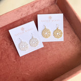 Natalie Wood - Gilded Mini Drop Earrings - Silver-110 Jewelry & Hair-Natalie Wood-July & June Women's Fashion Boutique Located in San Antonio, Texas