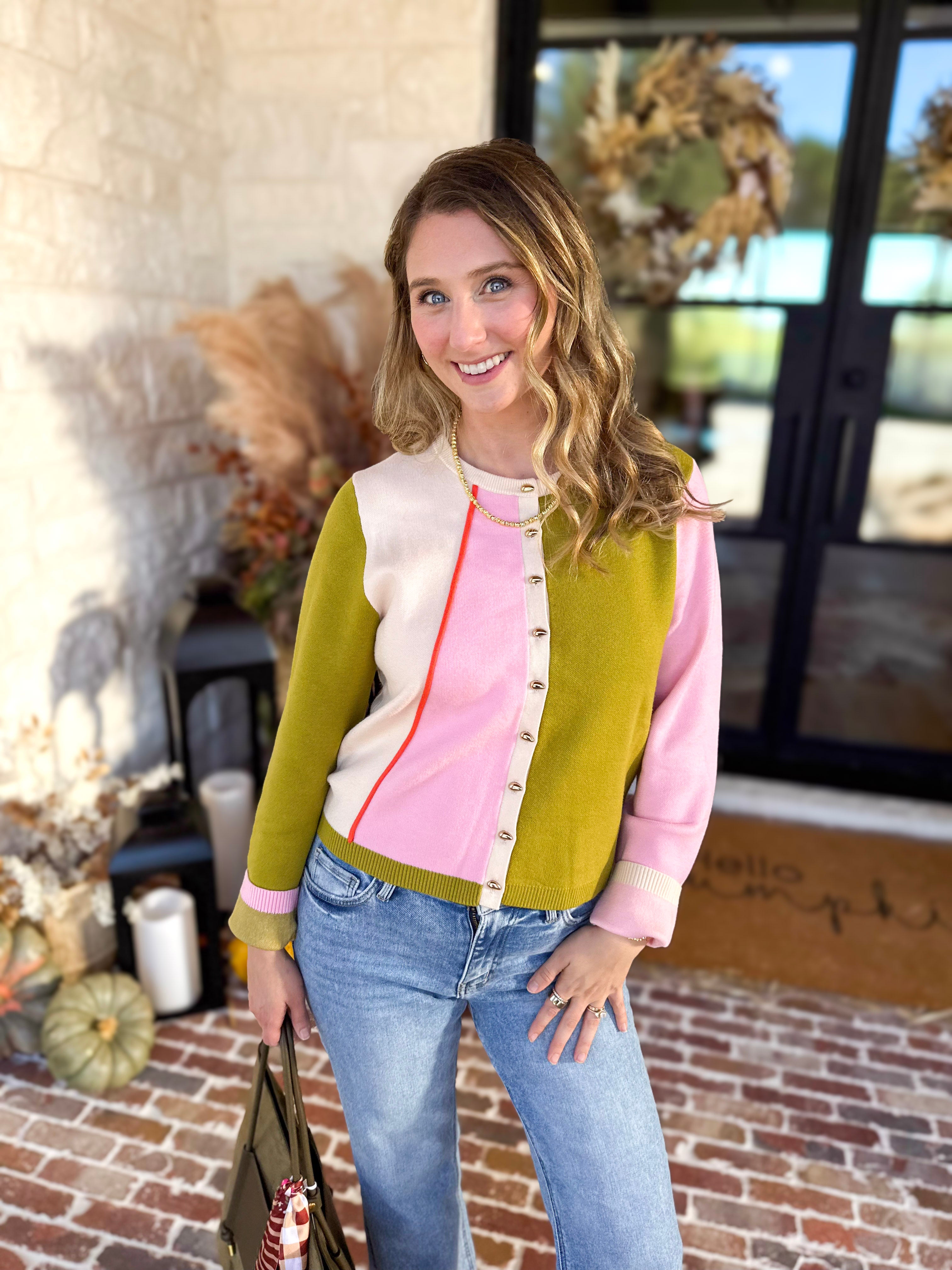 THML - Color Me Chic Sweater-230 Sweaters/Cardis-THML-July & June Women's Fashion Boutique Located in San Antonio, Texas