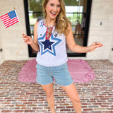 Flannel Patchwork Star Knit Top-230 Sweaters/Cardis-FATE-July & June Women's Fashion Boutique Located in San Antonio, Texas