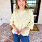 The Bailee Sweater Top - Kiwi-230 Sweaters/Cardis-RAE MODE-July & June Women's Fashion Boutique Located in San Antonio, Texas