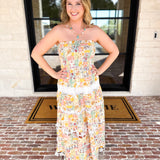 The Lexi Midi Dress - Bold Floral-500 Midi-STRUT & BOLT-July & June Women's Fashion Boutique Located in San Antonio, Texas