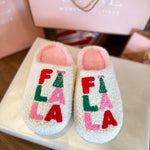 Fa La La Cream Slippers-140 Gifts + Home-SHIRALEAH-July & June Women's Fashion Boutique Located in San Antonio, Texas