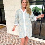 Sage Crochet Mini Dress-510 Mini-JODIFL-July & June Women's Fashion Boutique Located in San Antonio, Texas