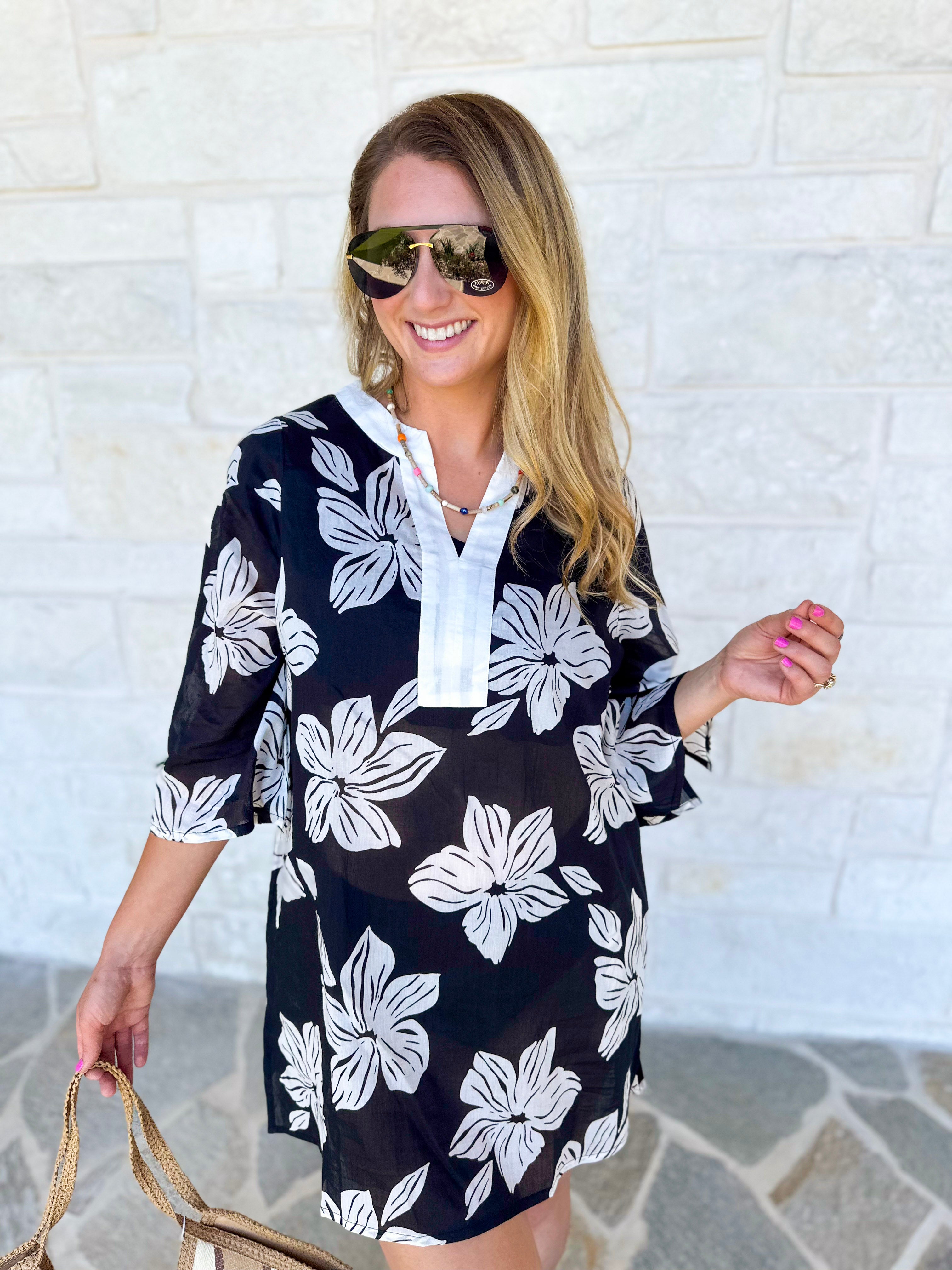 MARY SQUARE - Elizabeth Short Beach Dress-300 Athleisure/Lounge-MARY SQUARE-July & June Women's Fashion Boutique Located in San Antonio, Texas