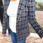 Liverpool - City Life Blazer-600 Outerwear-LIVERPOOL JEANS COMPANY-July & June Women's Fashion Boutique Located in San Antonio, Texas