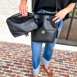 Janae Top Handle Bag - Black-130 Accessories-MELIE BIANCO-July & June Women's Fashion Boutique Located in San Antonio, Texas