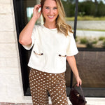 In Style Suede Top - Snow-200 Fashion Blouses-ENTRO-July & June Women's Fashion Boutique Located in San Antonio, Texas