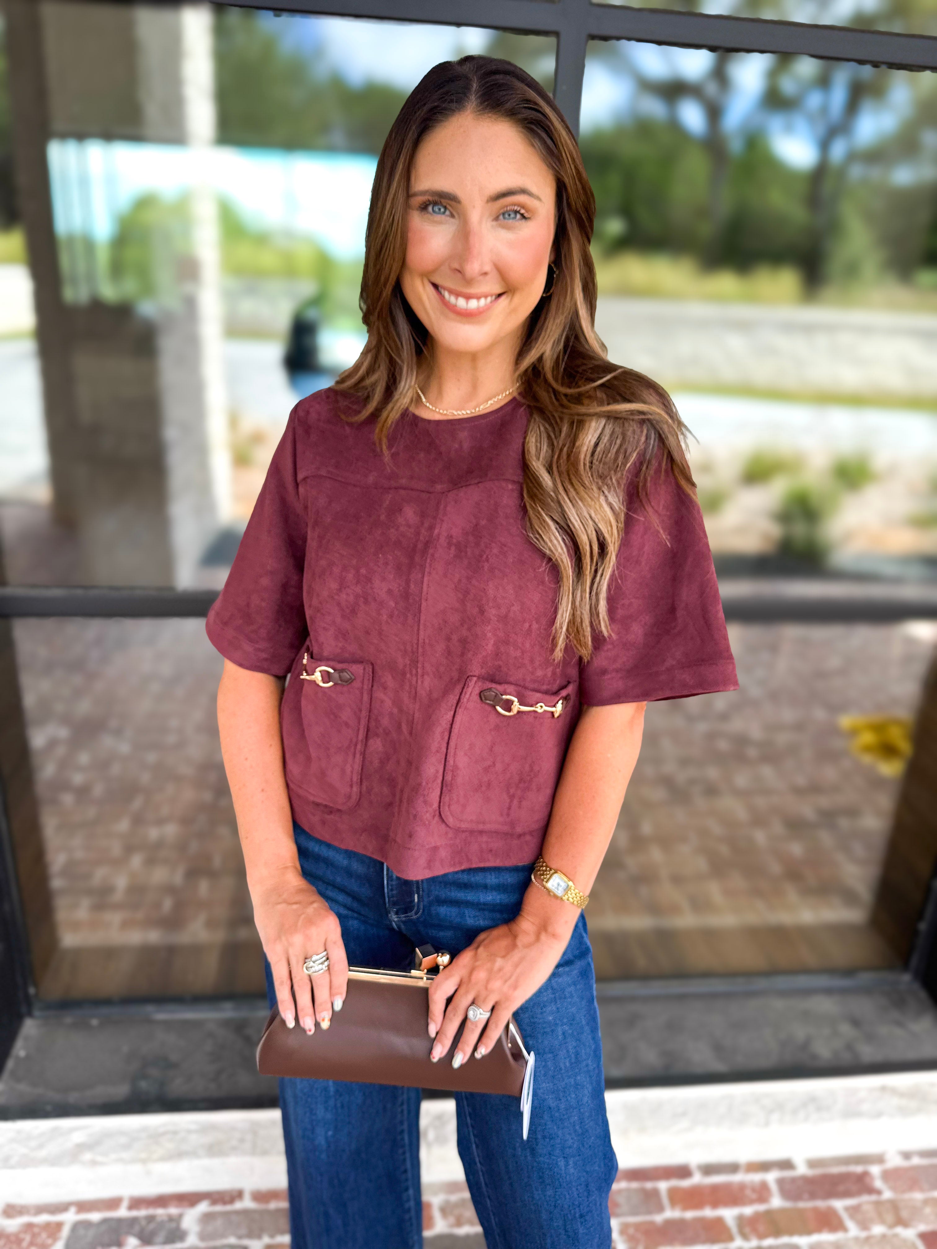 Chrissy Clutch - Espresso-130 Accessories-MELIE BIANCO-July & June Women's Fashion Boutique Located in San Antonio, Texas