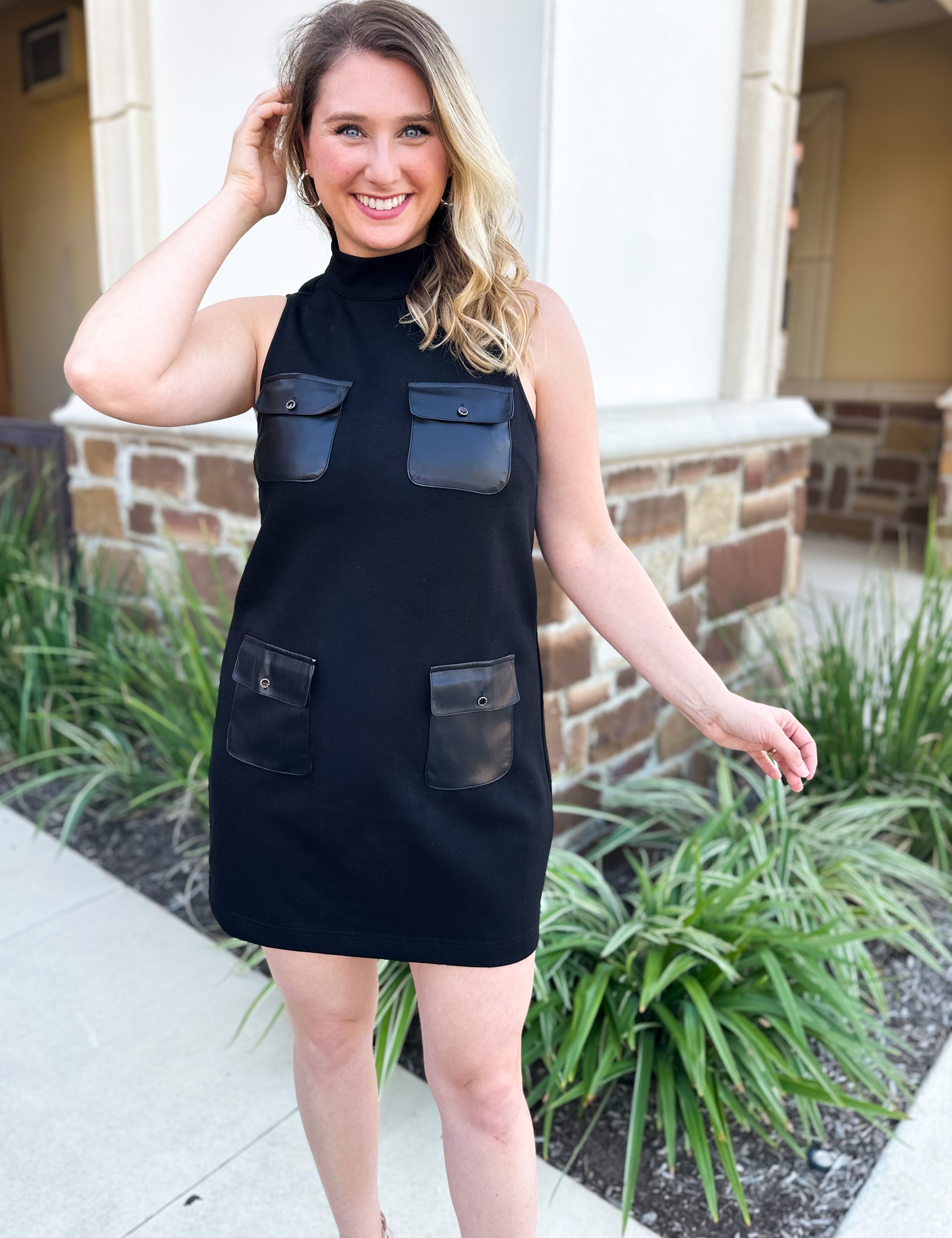 The Audrey Black Mini Dress-510 Mini-FATE-July & June Women's Fashion Boutique Located in San Antonio, Texas