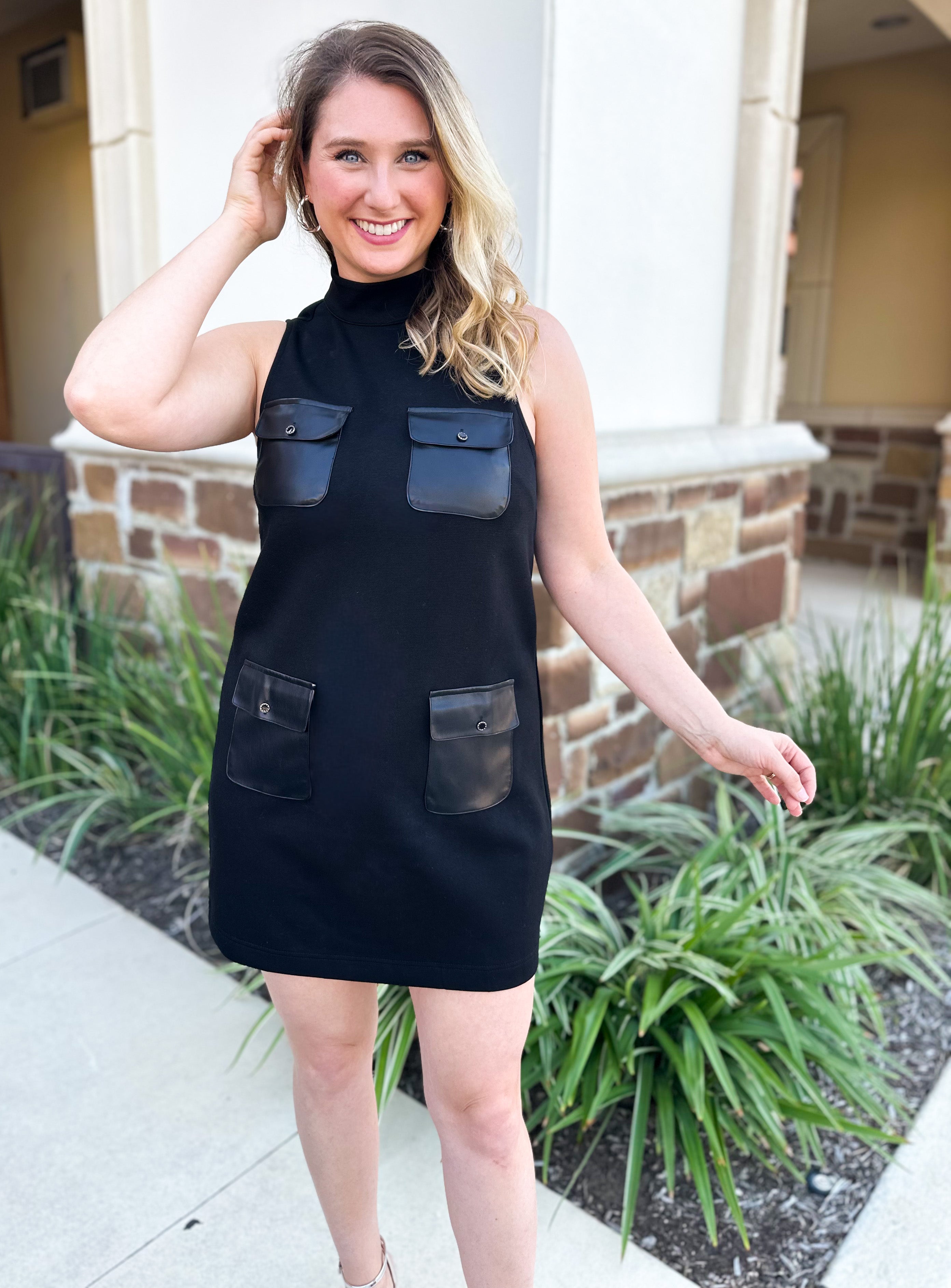 The Audrey Black Mini Dress-510 Mini-FATE-July & June Women's Fashion Boutique Located in San Antonio, Texas