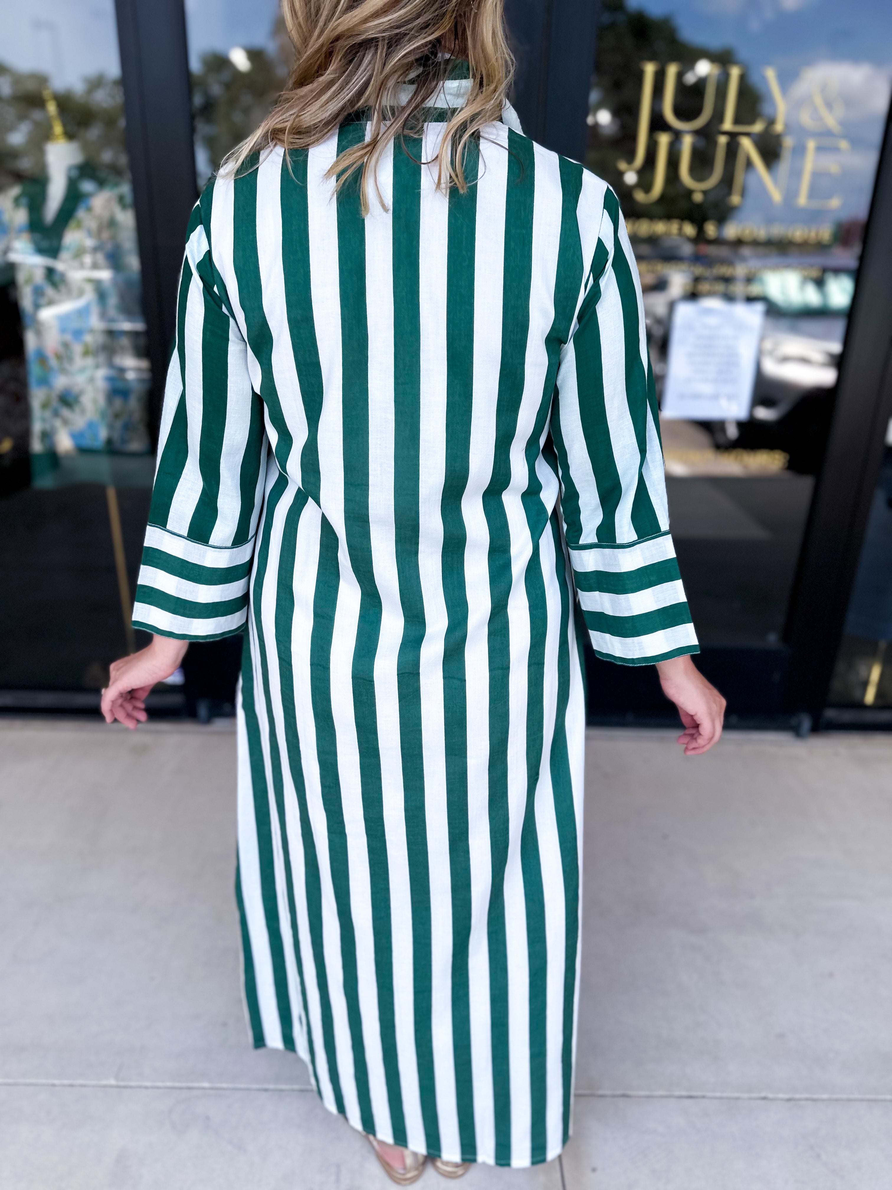 Heart of Grace Green Midi Dress-500 Midi-HEART OF GRACE-July & June Women's Fashion Boutique Located in San Antonio, Texas
