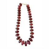 Holly Beaded Necklace - Maroon-130 Accessories-Gemelli-July & June Women's Fashion Boutique Located in San Antonio, Texas