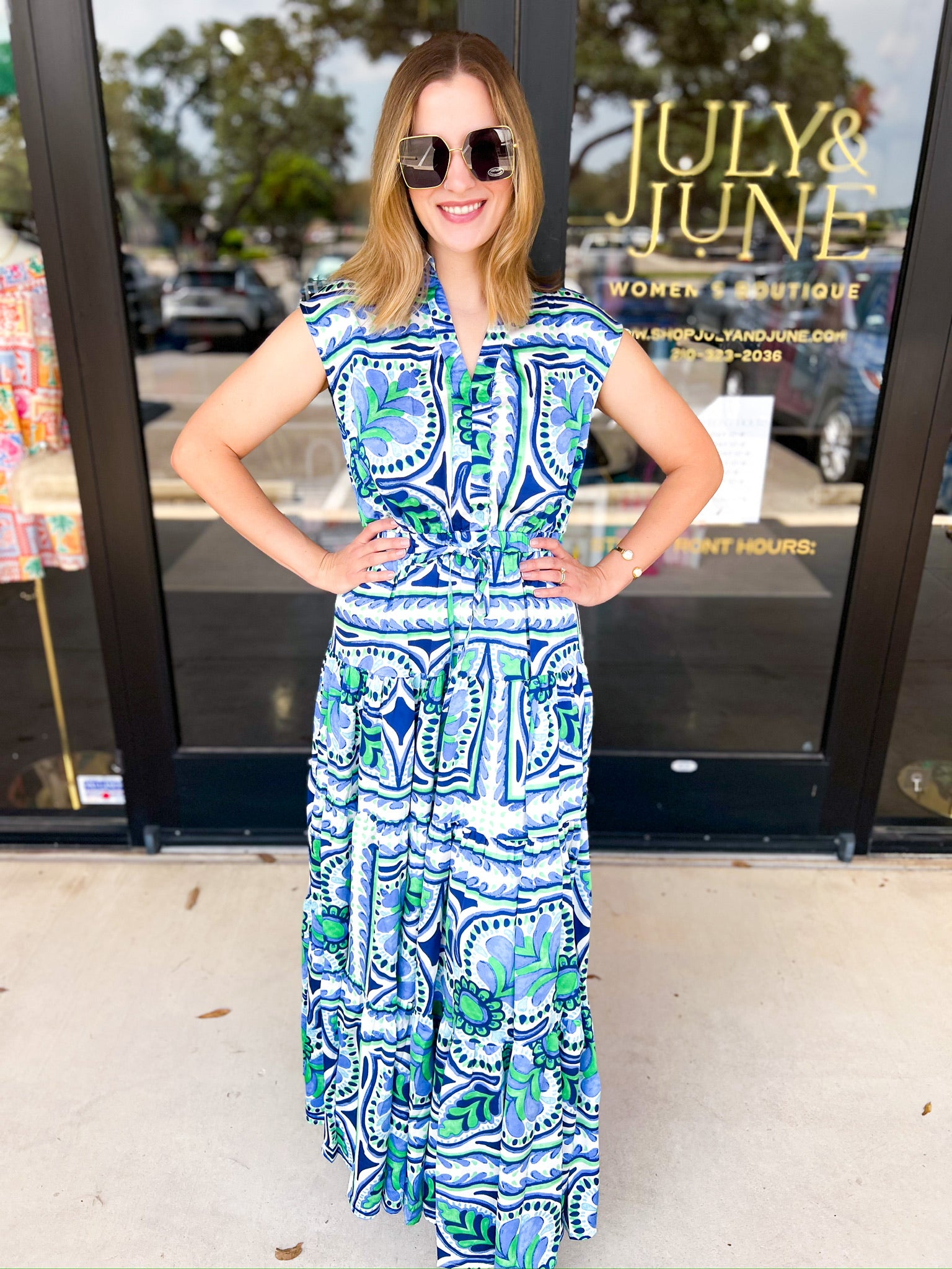 The Camilla Midi Dress-500 Midi-PINCH-July & June Women's Fashion Boutique Located in San Antonio, Texas