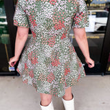 Mary Square - Rory Open Meadows Mini Dress-510 Mini-MARY SQUARE-July & June Women's Fashion Boutique Located in San Antonio, Texas