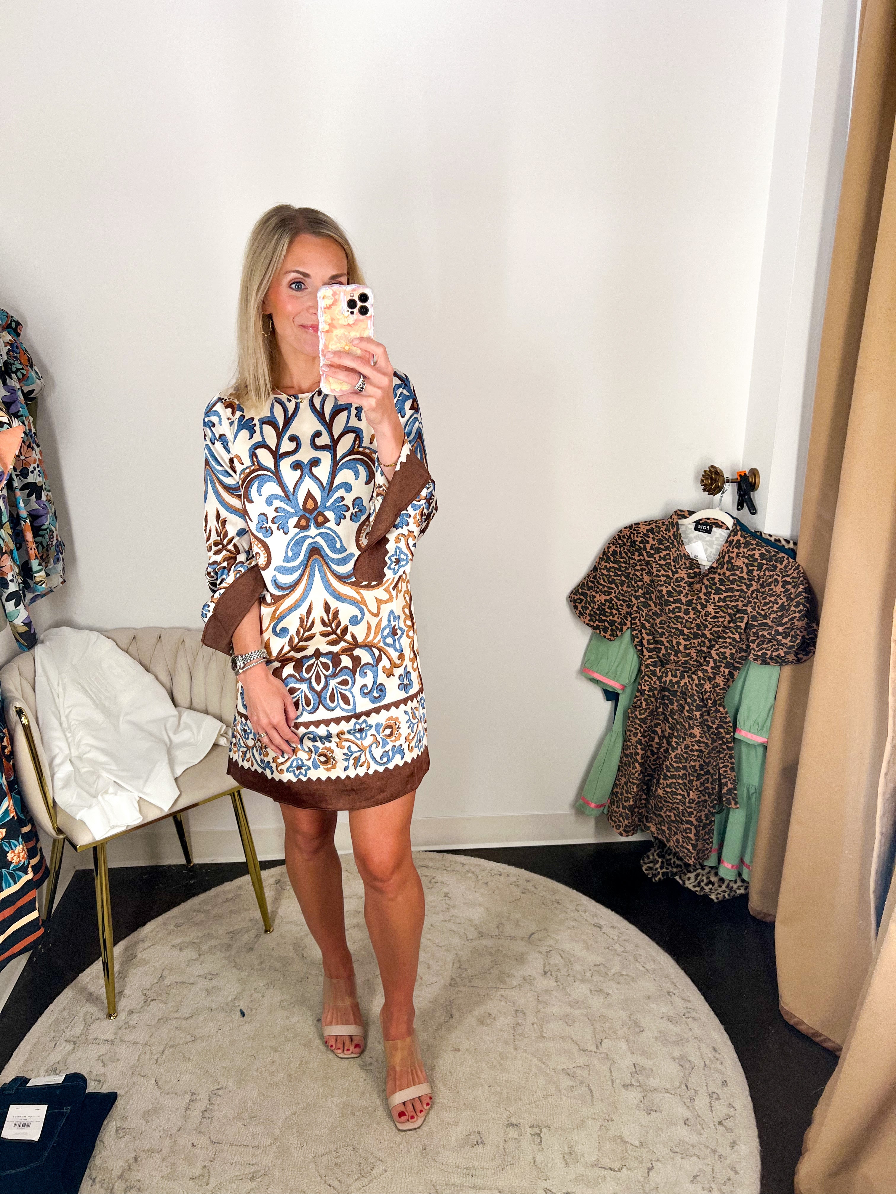 The Savannah Mini Dress-510 Mini-SKIES ARE BLUE-July & June Women's Fashion Boutique Located in San Antonio, Texas