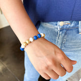 Michelle McDowell - Nori Bracelet - Blue & White-110 Jewelry & Hair-Michelle McDowell-July & June Women's Fashion Boutique Located in San Antonio, Texas