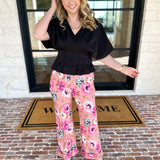 Floral Flare Pant-400 Pants-FATE-July & June Women's Fashion Boutique Located in San Antonio, Texas