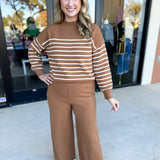 On Trend Sweater & Pant Set-300 Athleisure/Lounge-SKIES ARE BLUE-July & June Women's Fashion Boutique Located in San Antonio, Texas