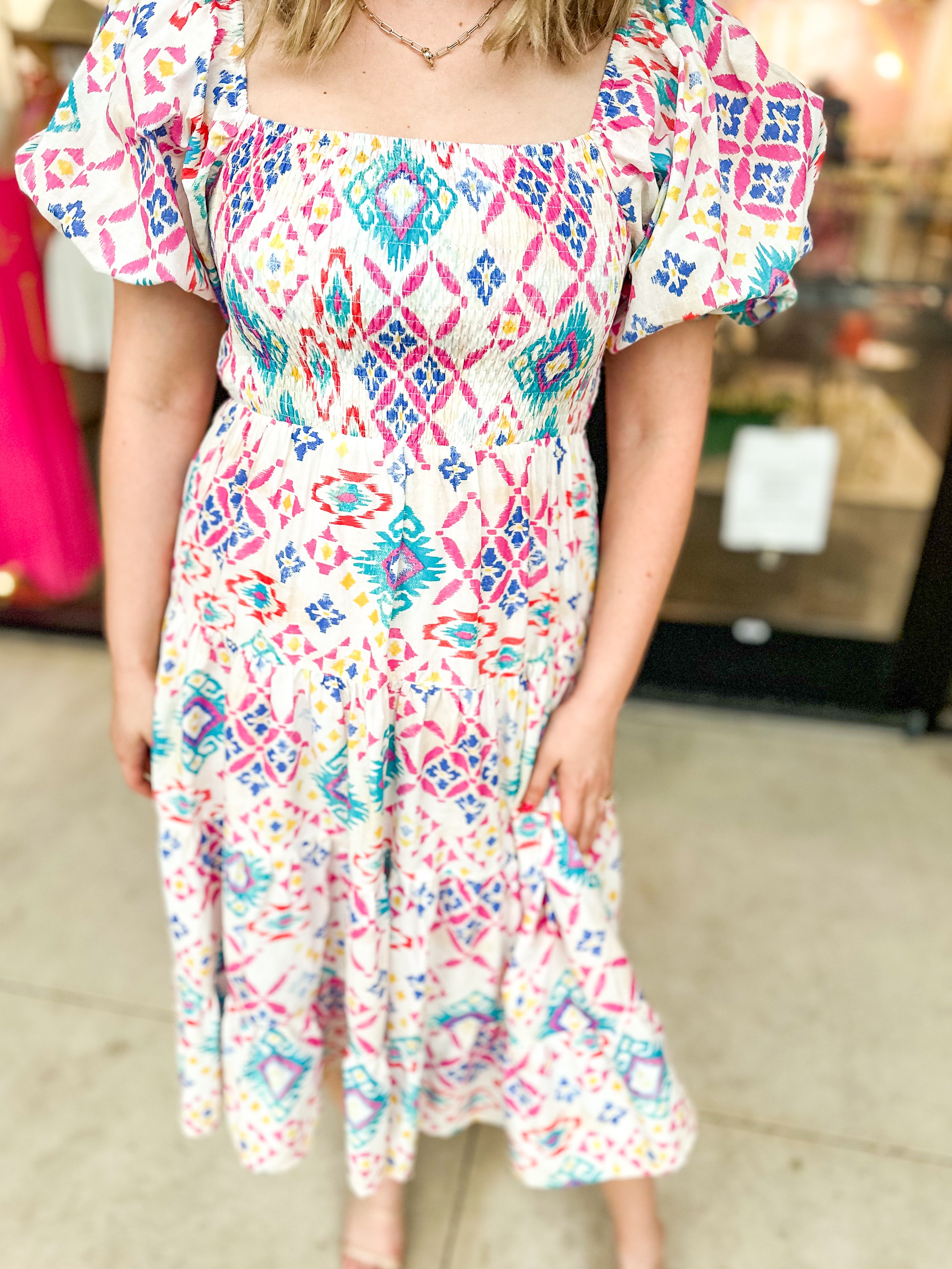 The Aria Midi Dress-500 Midi-PINCH-July & June Women's Fashion Boutique Located in San Antonio, Texas
