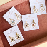 Natalie Wood - Botanic Drop Earrings - Sandstone-110 Jewelry & Hair-Natalie Wood-July & June Women's Fashion Boutique Located in San Antonio, Texas