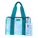 Case-Mate - Emerald Blue Soap Bubble Jelly Tote Bag-130 Accessories-Casemate-July & June Women's Fashion Boutique Located in San Antonio, Texas