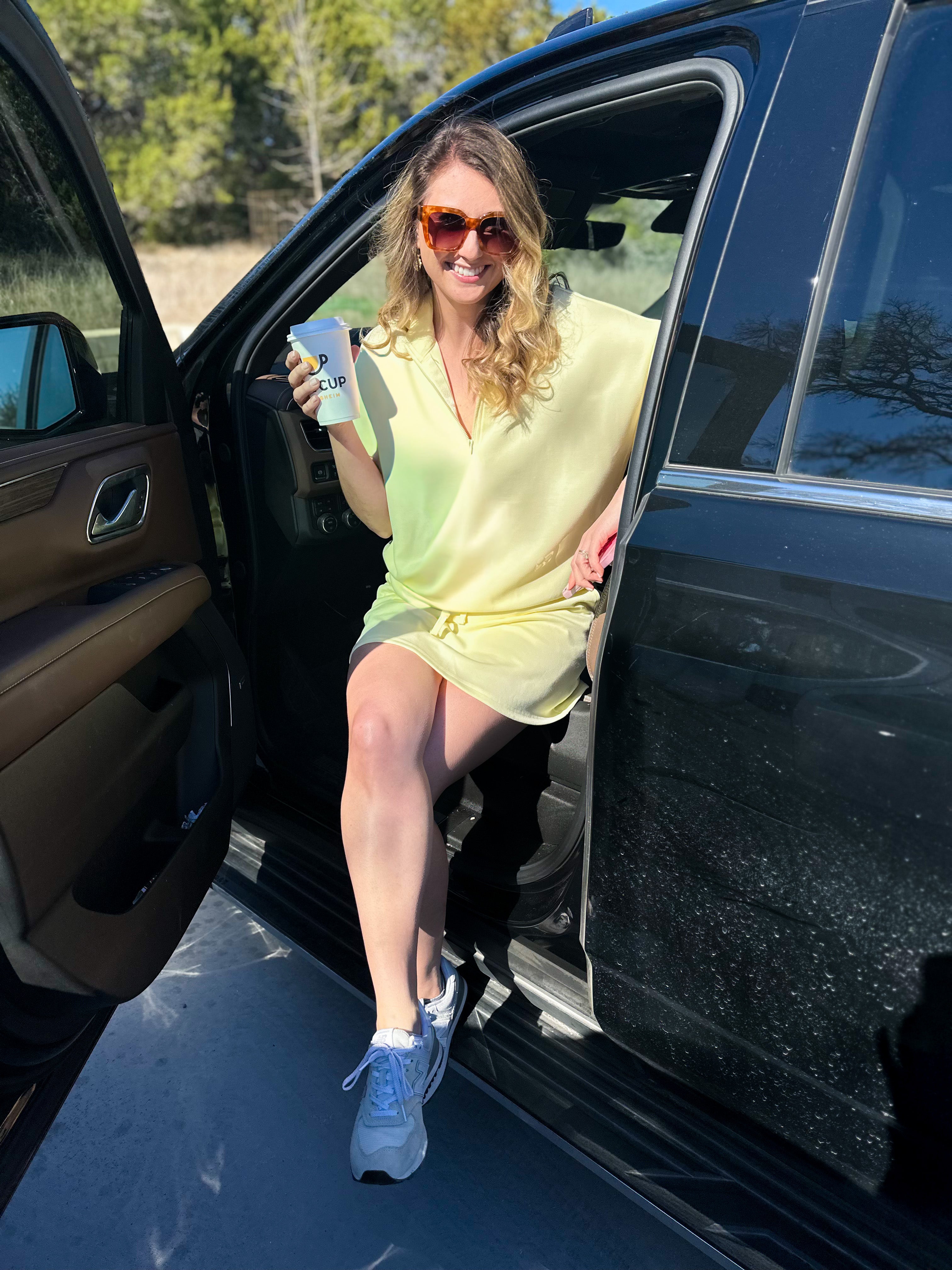 Weekend Traveler Skort Set - Lemon-300 Athleisure/Lounge-RAE MODE-July & June Women's Fashion Boutique Located in San Antonio, Texas