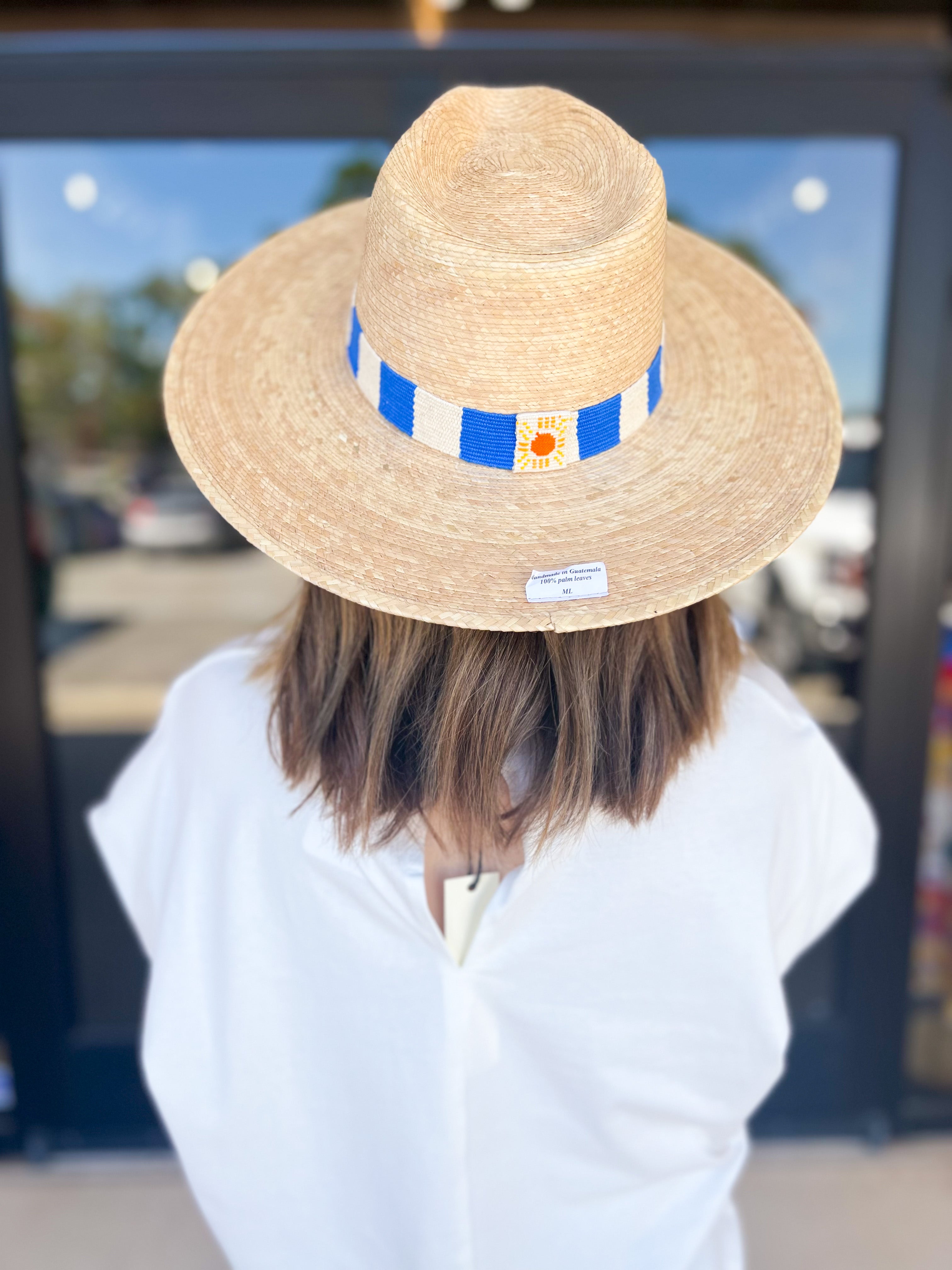 The Emily Palm Hat-130 Accessories-Sunshine Tienda-July & June Women's Fashion Boutique Located in San Antonio, Texas