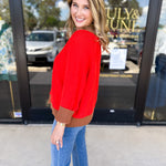The Ranch Sweater-230 Sweaters/Cardis-ENTRO-July & June Women's Fashion Boutique Located in San Antonio, Texas