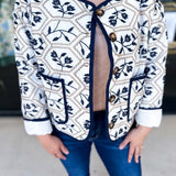 Lucy Quilt Jacket-600 Outerwear-ENTRO-July & June Women's Fashion Boutique Located in San Antonio, Texas