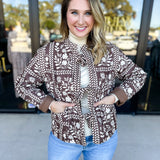 The Wrenlee Puff Jacket - Chocolate Brown-600 Outerwear-POLOGRAM-July & June Women's Fashion Boutique Located in San Antonio, Texas