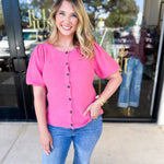 Bubblegum Pink Cardigan-230 Sweaters/Cardis-FATE-July & June Women's Fashion Boutique Located in San Antonio, Texas