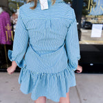 MARY SQUARE - Fiona Stripe Mini Dress-510 Mini-MARY SQUARE-July & June Women's Fashion Boutique Located in San Antonio, Texas
