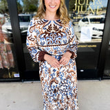 The Savannah Blouse-200 Fashion Blouses-SKIES ARE BLUE-July & June Women's Fashion Boutique Located in San Antonio, Texas