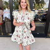 Floral Elegance Mini Dress-510 Mini-ENTRO-July & June Women's Fashion Boutique Located in San Antonio, Texas