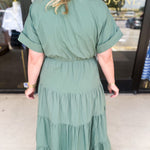 Vintage Green Midi Dress-500 Midi-LISTICLE-July & June Women's Fashion Boutique Located in San Antonio, Texas