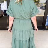 Vintage Green Midi Dress-500 Midi-LISTICLE-July & June Women's Fashion Boutique Located in San Antonio, Texas