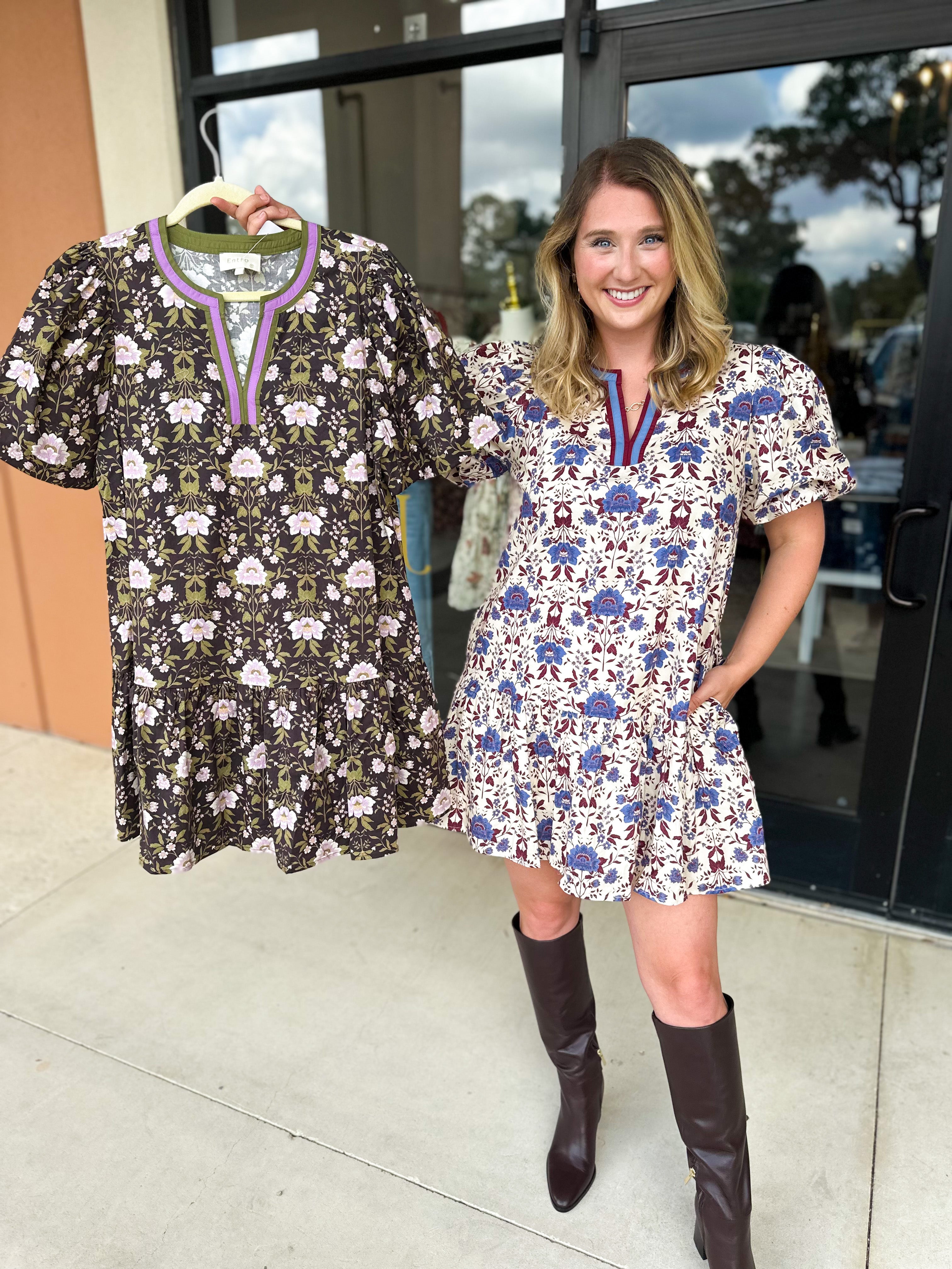 The Kalley Mini Dress - Ecru-510 Mini-ENTRO-July & June Women's Fashion Boutique Located in San Antonio, Texas