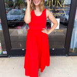 The Summertime Savvy Midi Dress - Red-500 Midi-SKIES ARE BLUE-July & June Women's Fashion Boutique Located in San Antonio, Texas