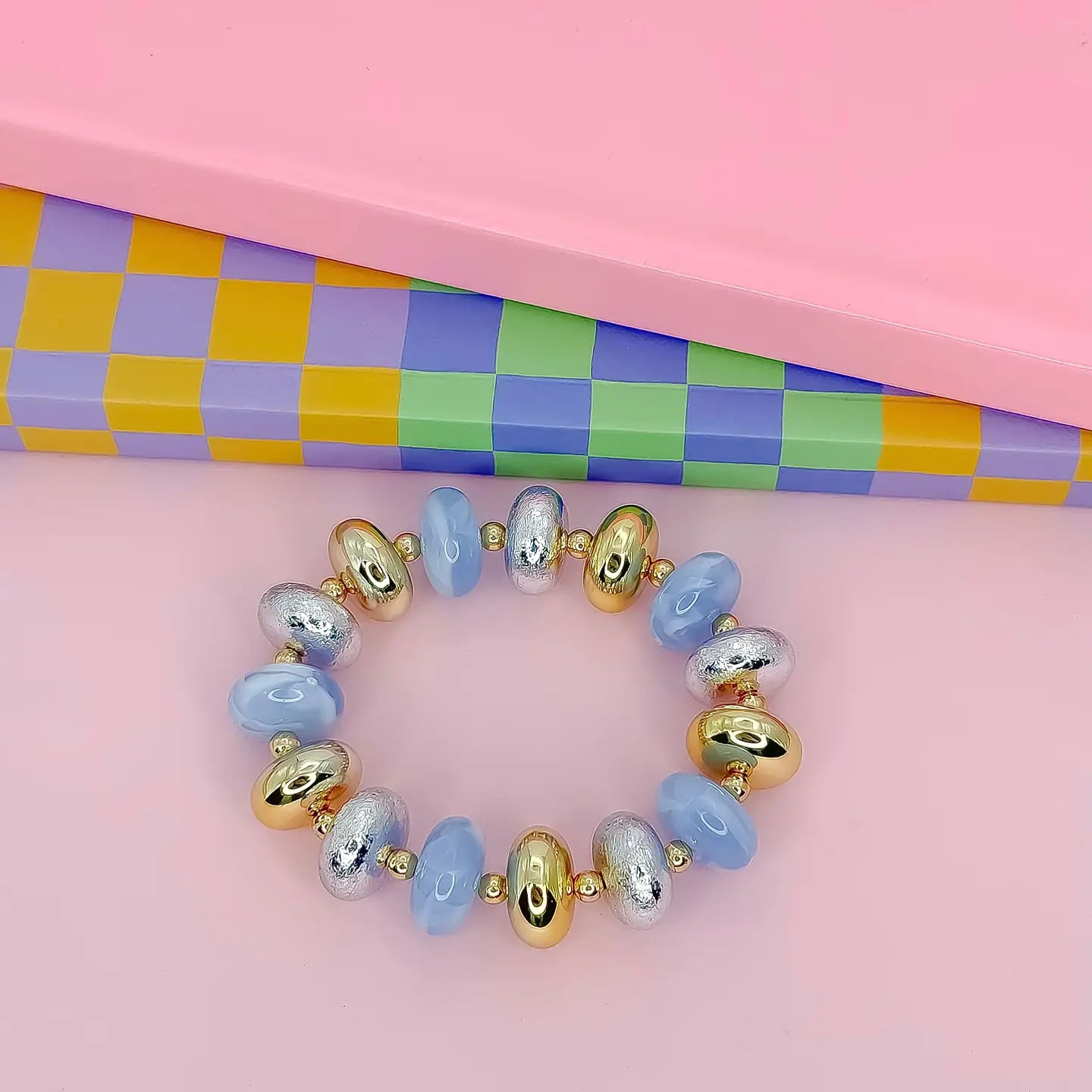 Treasure Jewels - Frosted Sky Bracelet-110 Jewelry & Hair-Treasure Jewels-July & June Women's Fashion Boutique Located in San Antonio, Texas