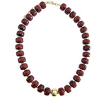 The Rachel Beaded Necklace - Maroon-110 Jewelry & Hair-Gemelli-July & June Women's Fashion Boutique Located in San Antonio, Texas