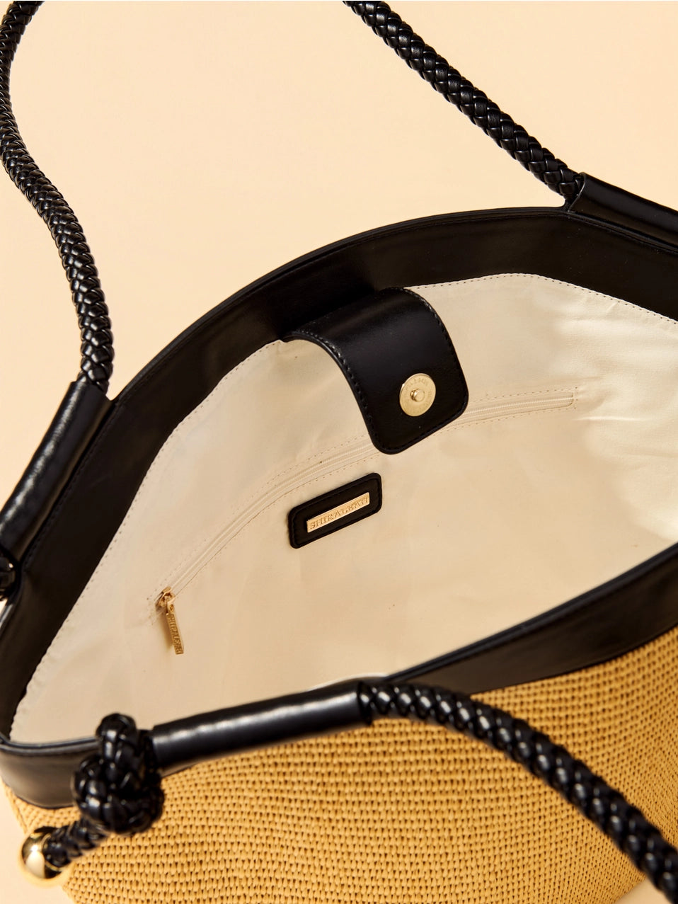 The Gina Tote Bag - Black-130 ACCESSORIES-SHIRALEAH-July & June Women's Fashion Boutique Located in San Antonio, Texas