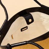 The Gina Tote Bag - Black-130 ACCESSORIES-SHIRALEAH-July & June Women's Fashion Boutique Located in San Antonio, Texas