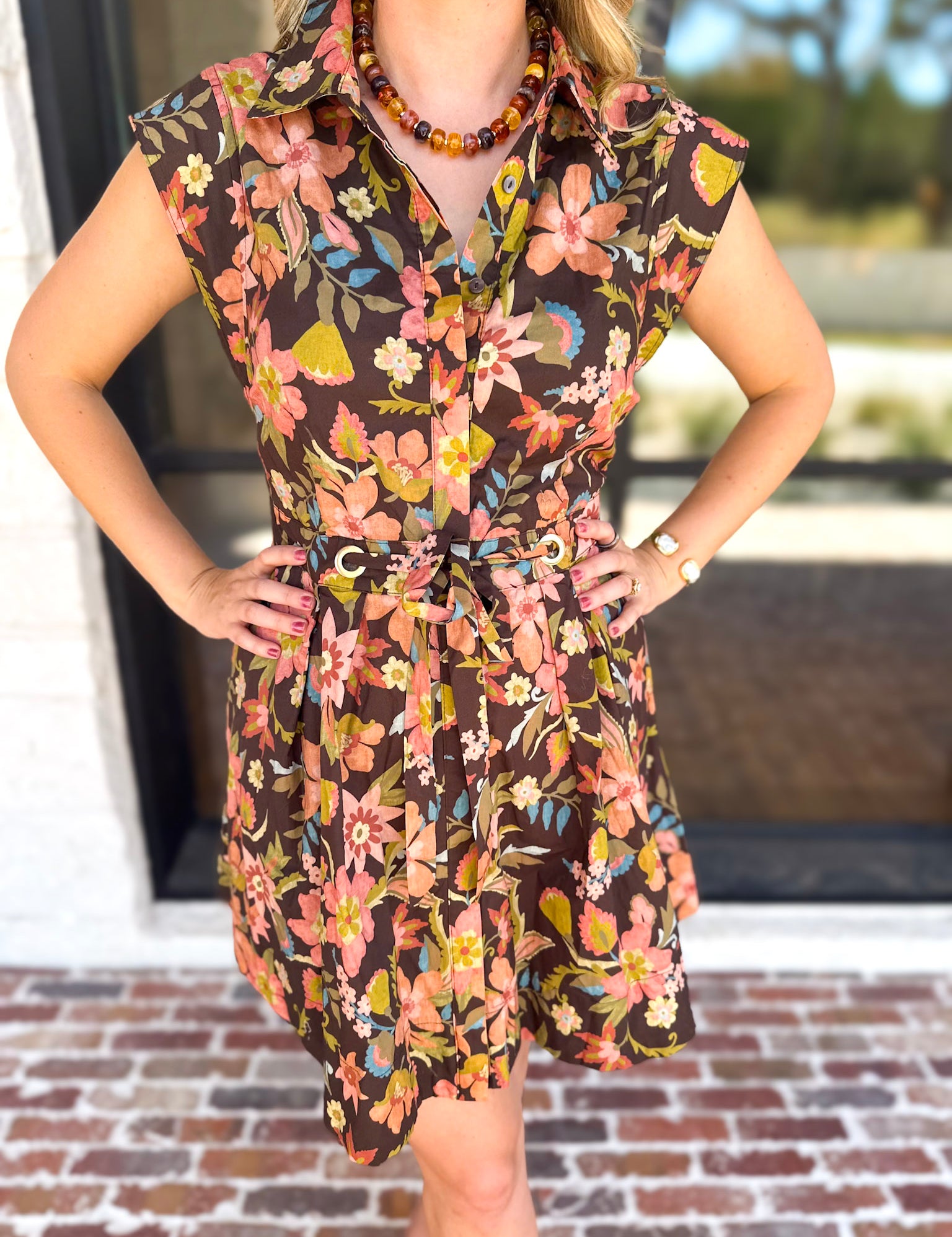 Freshly Picked Florals Mini Dress-510 Mini-ENTRO-July & June Women's Fashion Boutique Located in San Antonio, Texas