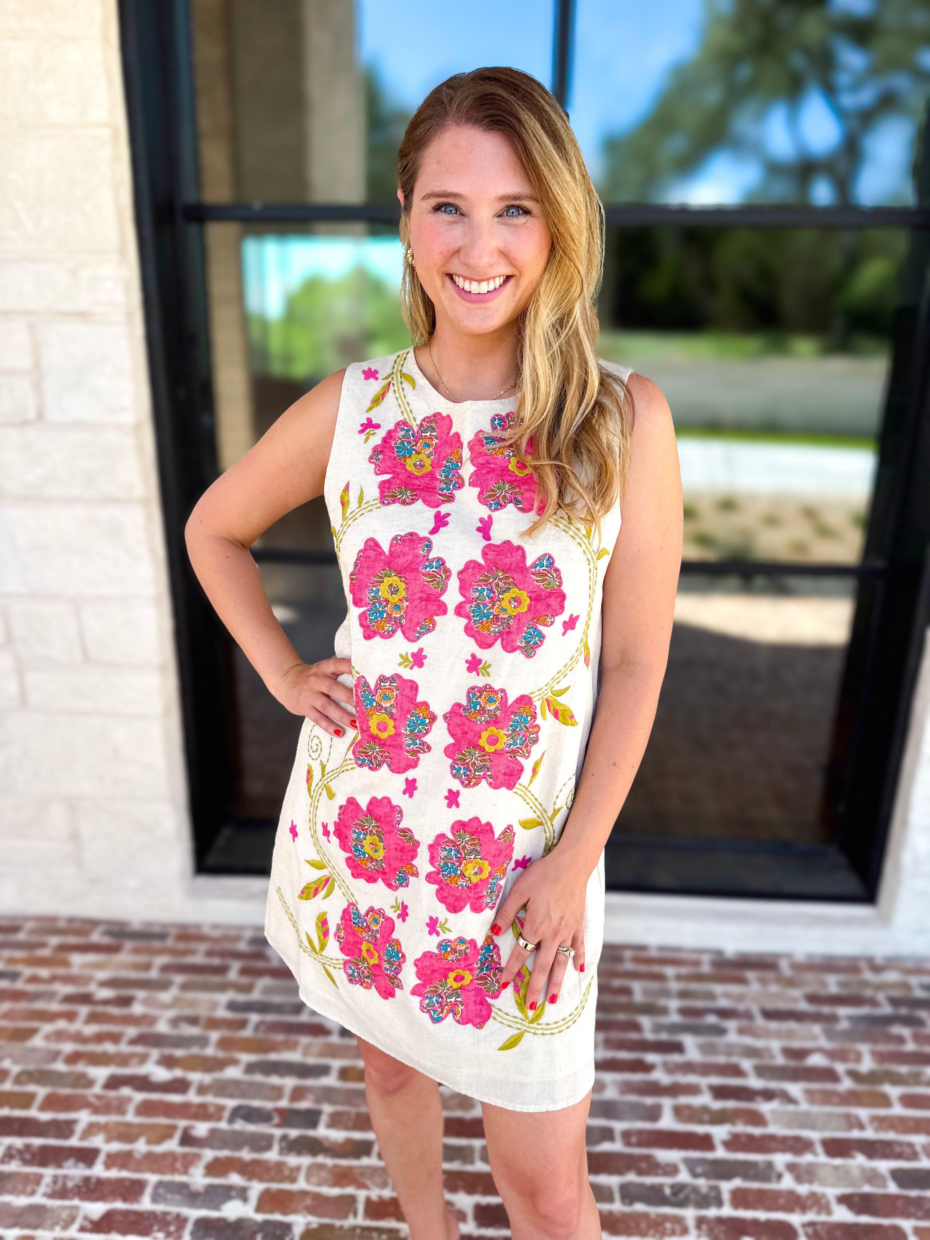 Floral Joy Mini Dress-510 Mini-THML-July & June Women's Fashion Boutique Located in San Antonio, Texas