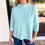 Fresh Start Mock Neck Sweater-230 Sweaters/Cardis-FATE-July & June Women's Fashion Boutique Located in San Antonio, Texas